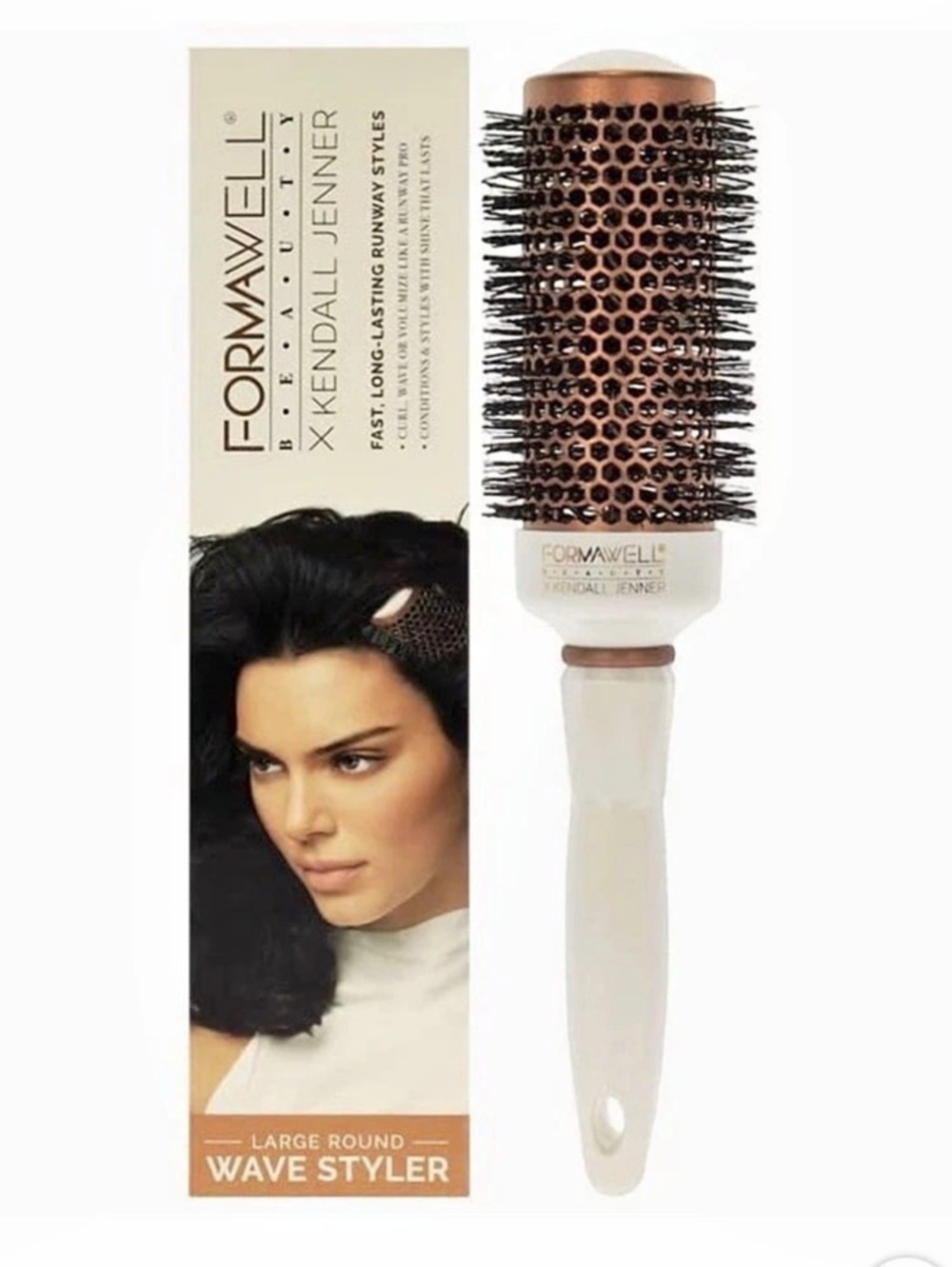 NIB 1 Piece FORMAWELL Beauty X Kendall Jenner Large Round Wave Styler Brush